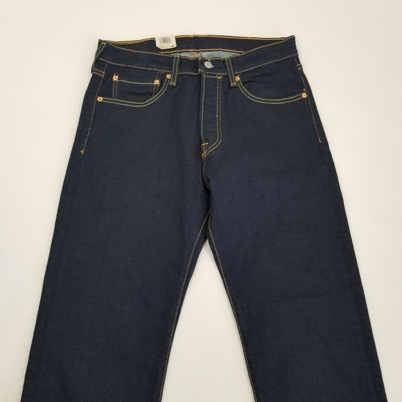 Levi's 501 Straight Leg Button Fly Jeans 31x34 NWT - Picture 5 of 6